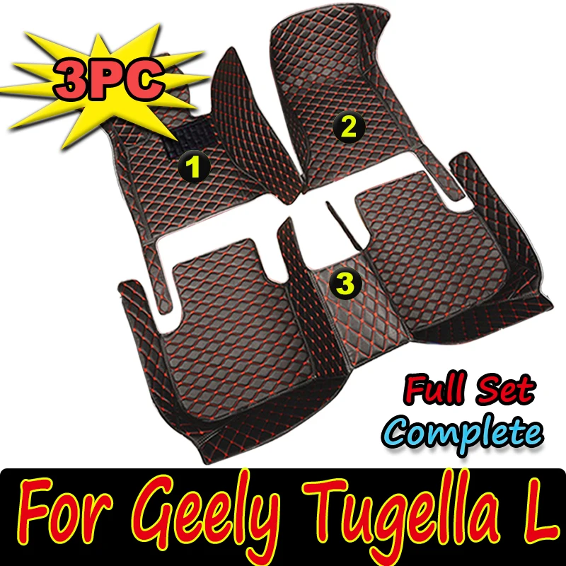 

Car Floor Mats For Geely Tugella L Hybrid 2022 Custom Auto Foot Pads Automobile Carpet Cover Interior Accessories