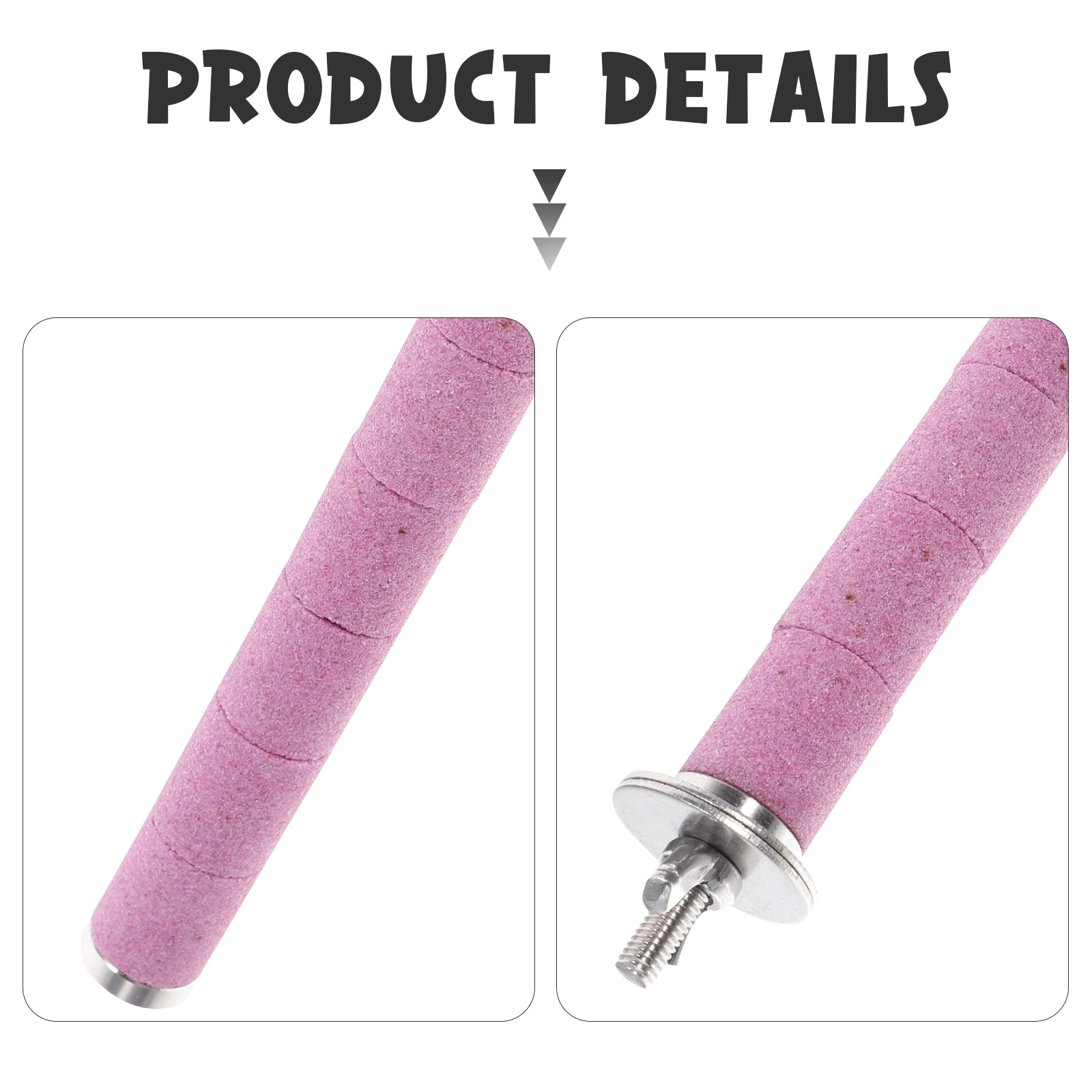 

Stainless Steel Parrot Grinding Stick Bite Resistant Bird Perch for Cage Play Exercise Stand Toy Parakeet Macaw Finch