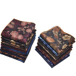 Fashion Suits Pocket Square For Men Business Chest Towel Hanky Gentlemen Plaid Hankies Classic Suit Napkin Mens Handkerchief