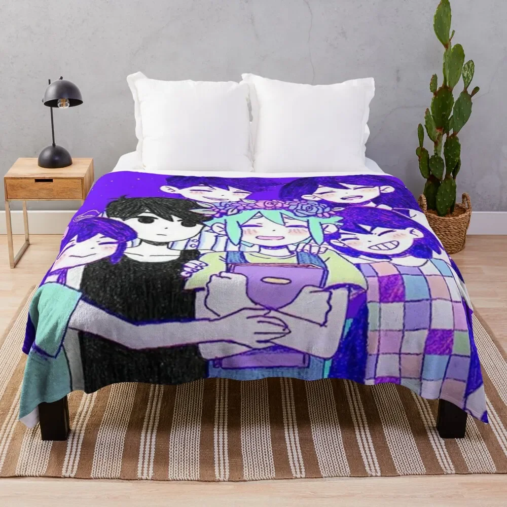 

Omori Character II Throw Blanket Tourist for babies Decoratives Designers Blankets