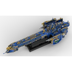 4906PCS MOC Battle Hammer Macragge's Honour 81.4CM Battleship Building Blocks Assemble Spaceship DIY Model Toy Birthday Gifts