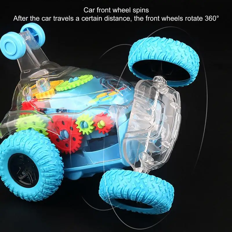 Stunt Twist Car Electric Car Stunt Trucks 360 Rolling Boys Twist Car Action Vehicles Learning & Education Toys Battery Operated