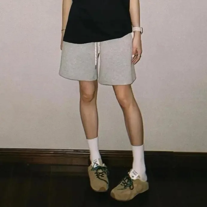 حجم كبير السراويل الأمريكية الثقيلة بلون المرأة 2025 جديد الصيف فضفاض الرياضة كرة السلة المخفية متعدد الألوان السراويل المحملة #1