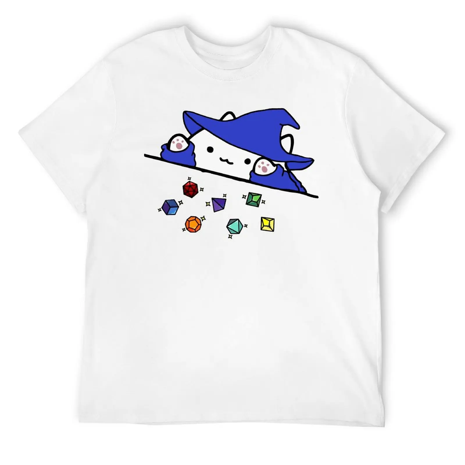 Cat Throwing Dice Dungeon Master Tabletop K T-shirt Fresh Motion T-shirts Graphic Vintage Travel Funny Novelty Eur Size