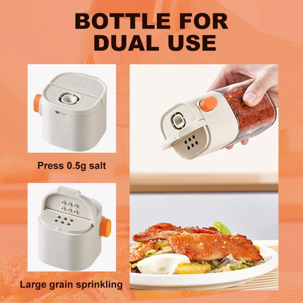 PERFECT MODERN 2PCS Salt & Pepper Shakers Salt Control & Seasoning Bottle Spice Jars Seasoning Shaker Containers