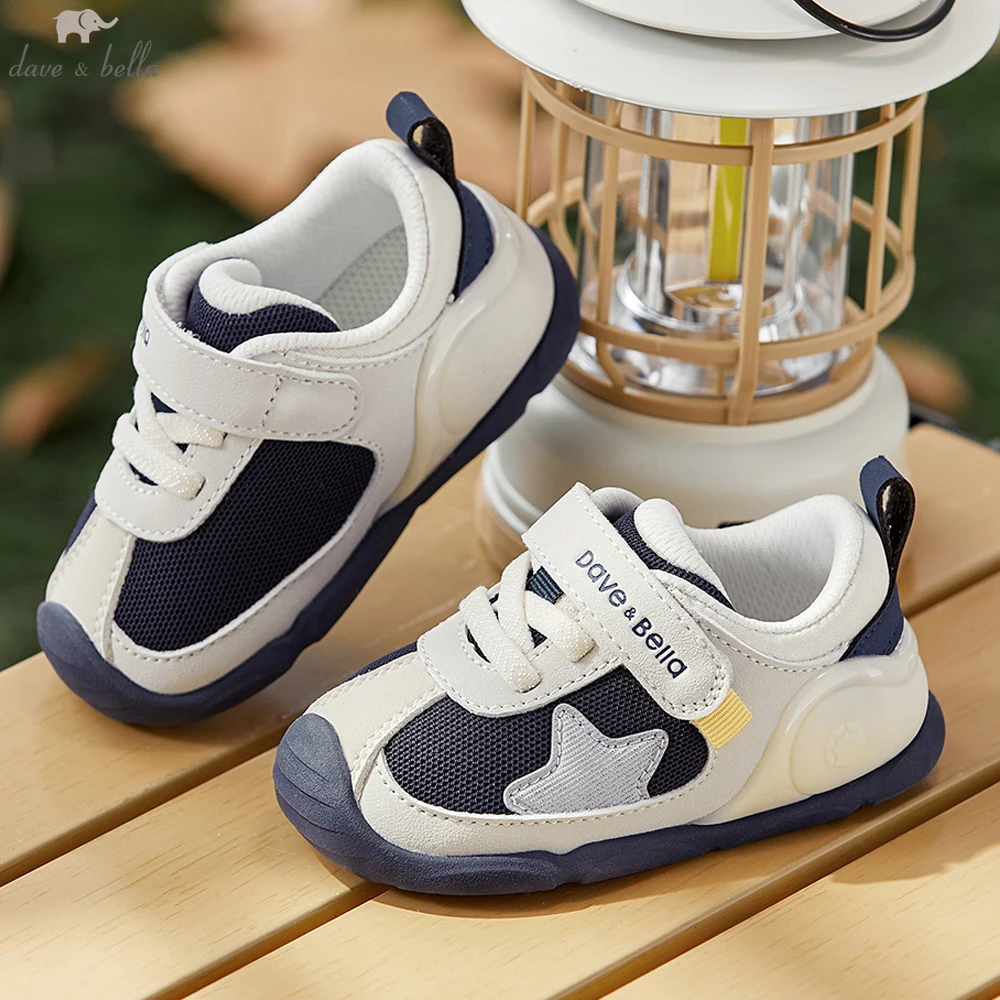 Dave Bella Kids Autumn Spring Sneakers Boys School Casual Shoes Breathable Running Non-slip Children Shoes DB3253455