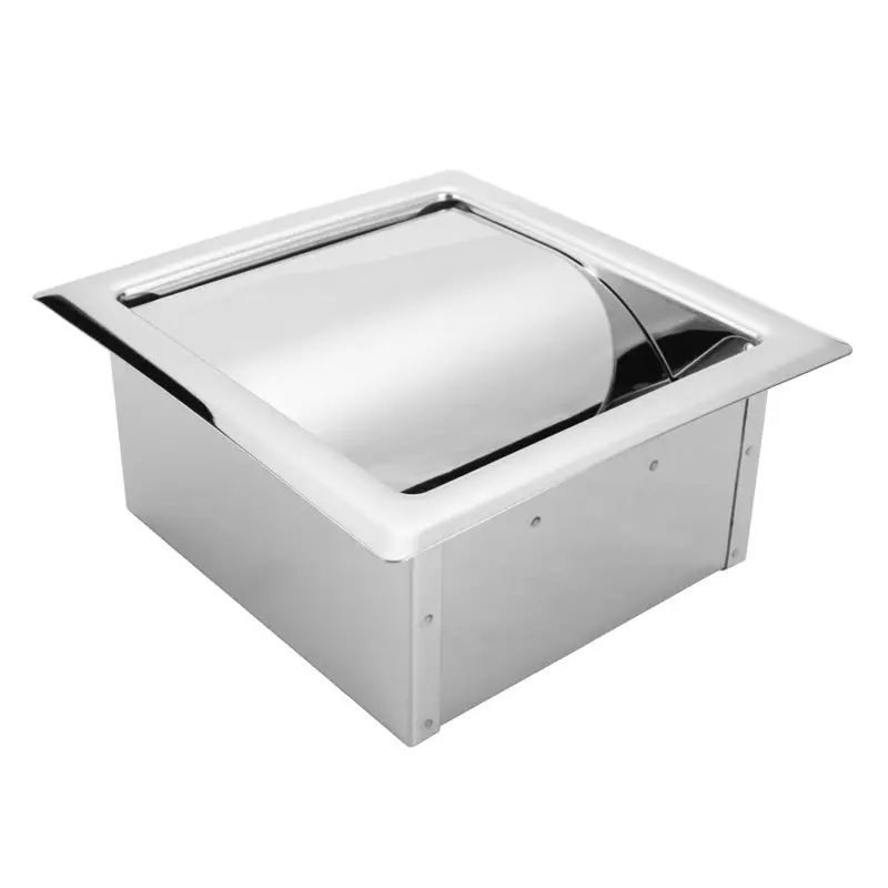

BHTS-Stainless Steel Recessed Toilet Paper Holder Wall Toilet Paper Holder,Modern Style Toilet Paper Holder,Recessed Tissue Roll