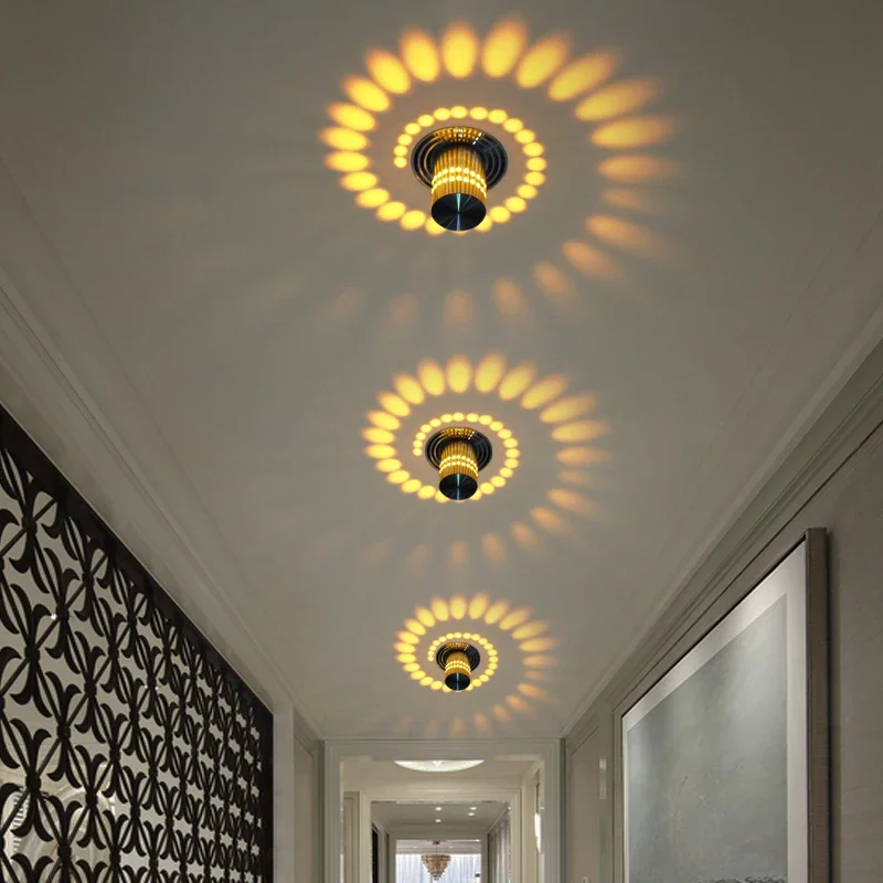 Bar ambient light spotlight aisle entrance corridor living room surface ceiling opening ceiling bullseye light