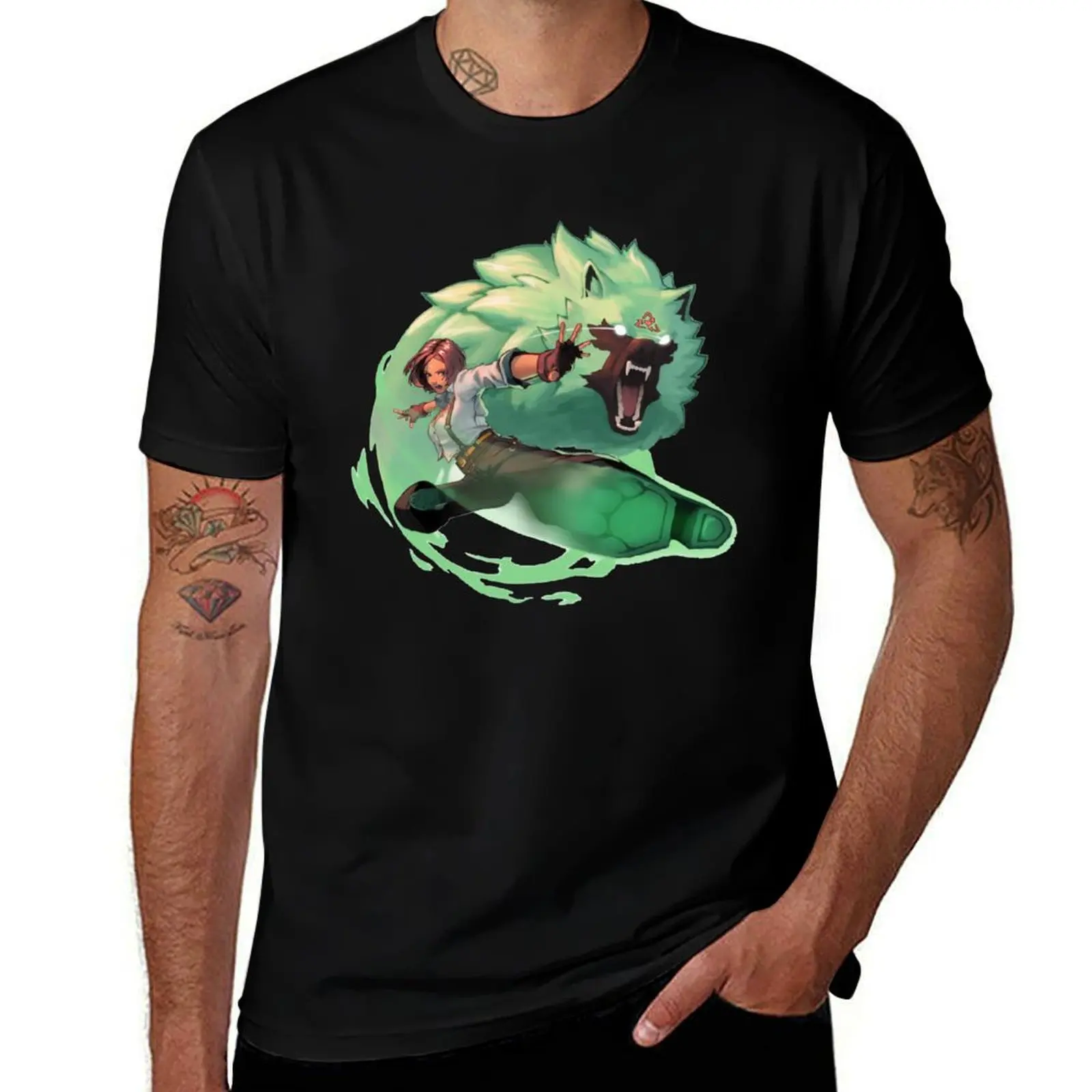 Guilty Gear - Giovanna T-Shirt UV Protection Outdoor Tee Shirt T-Shirt