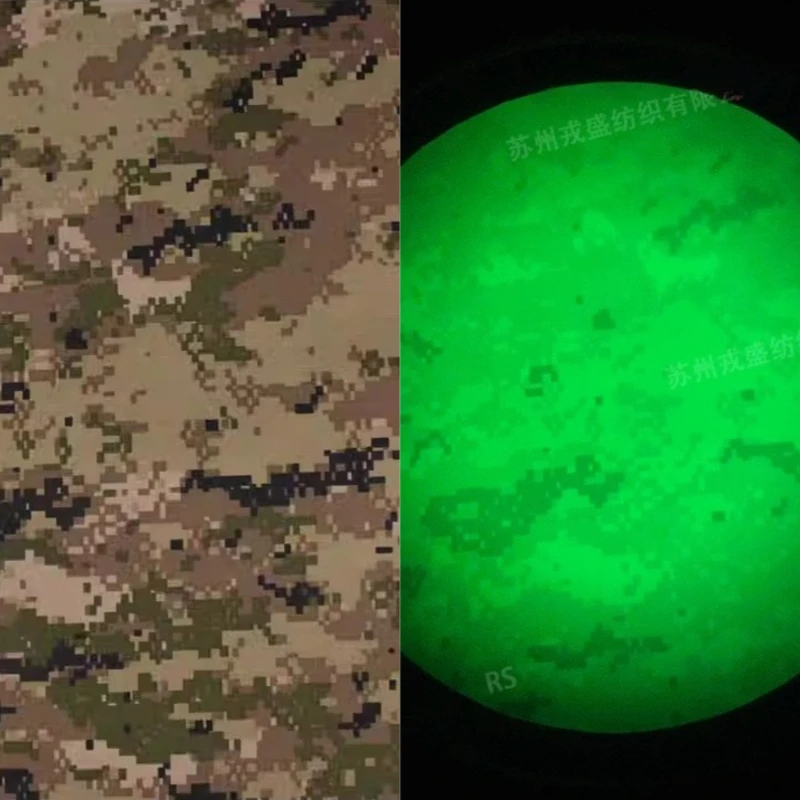 

Canadian All Terrain Camouflage IRR 500D Nylon Fabric Anti Infrared Wear-resistant Cloth for DIY Tactical Vest Luggage Materials
