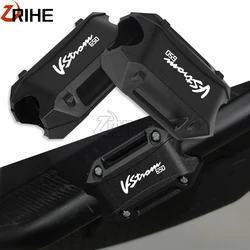 FOR SUZUKI VSTROM650 Motorcycle 25mm Engine Crash bar Protection Bumper Decorative Guard Block v-strom 650 DL 2019-2024 2023 22