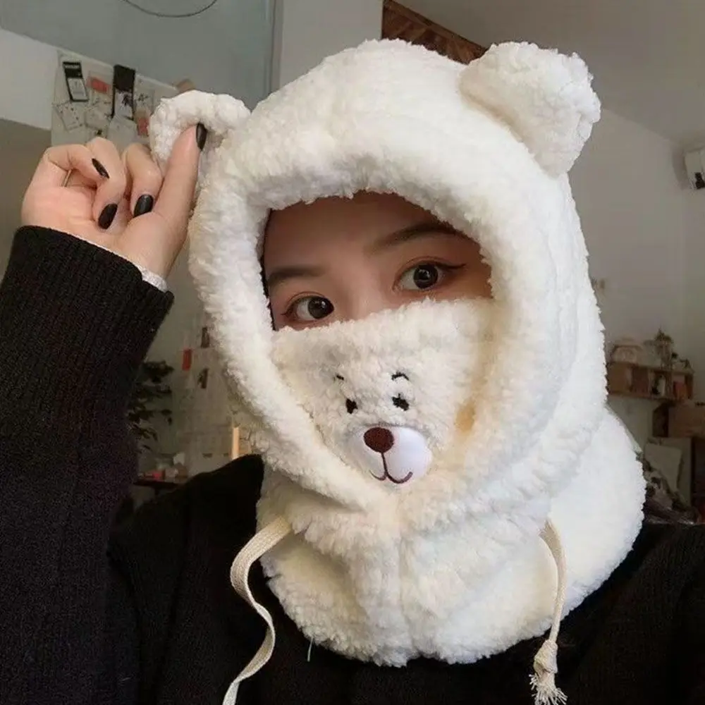 Женская шляпа, милые наушники-ушанки, шапка с медвежьими ушками, ветрозащитные шапки, шапки, шапки