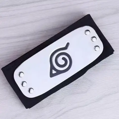 NARUTO Akatsuki Cartoon Stirnschutz Zweidimensionales Metall-Stirnband COS Kostüm-Requisiten Spielzeug Anime-Merchandise Großhandel – Detail 3