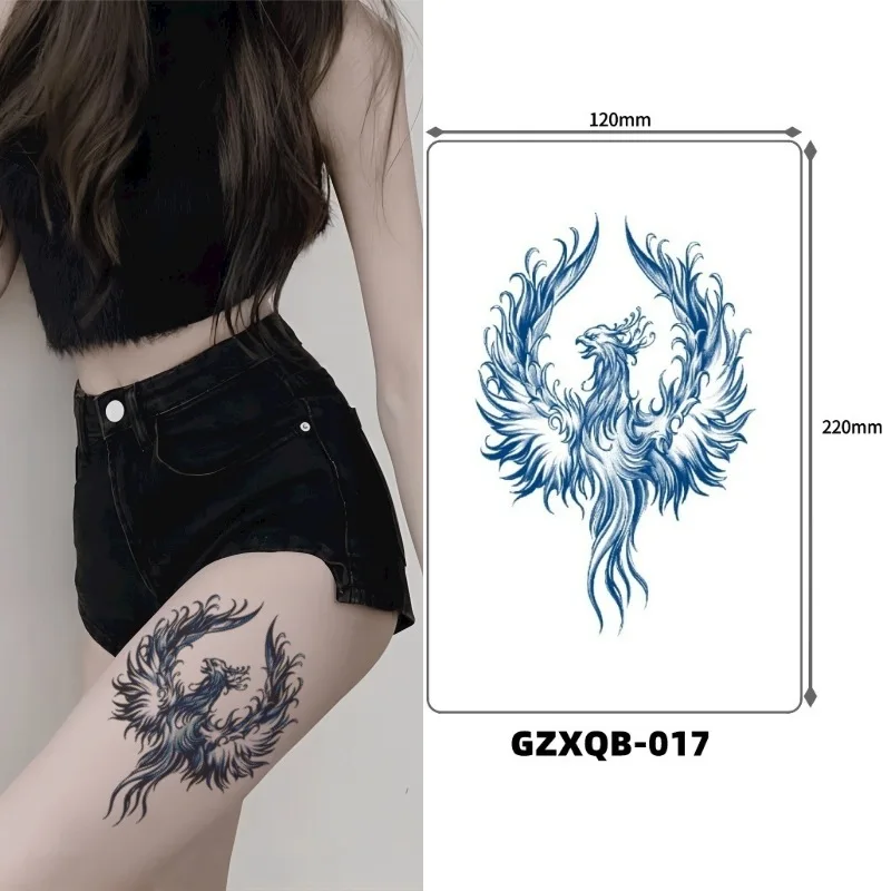 Size:22* 12cm Herbal Juice Breast Patch Tattoo Sticker Lasts For 7-15 Days. Large Size Herbaceous Plant Temporary Tattoo Sticker