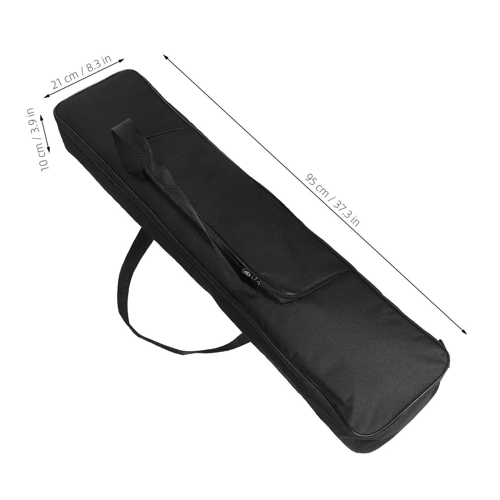 Bolsa para teclado de piano elétrico, espessada, durável, portátil, bolsa de transporte, viagem, 61 teclas, teclado, acolchoamento macio, bolsa