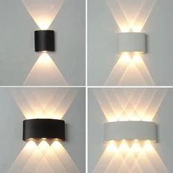 Led Wall Lamps Outdoor Indoor Waterproof IP65 wall lights for home AC110-220V 2/4/6/8/10/12W Garden Lights Outdoor Light decor