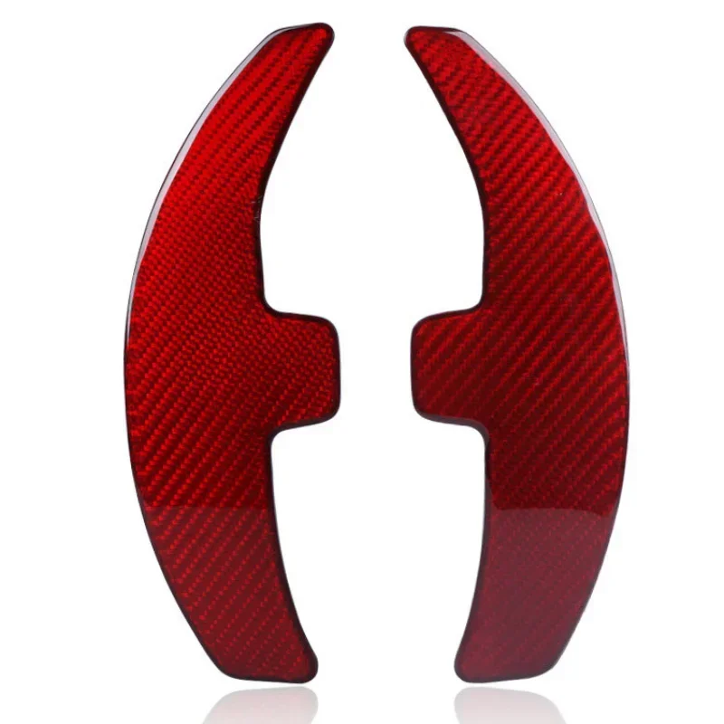 Colored Glass Carbon Fiber Car Interior Mouldings Steering Wheel Shift Paddles for Benz C200LC260LGLCGLE S Level CLA Class