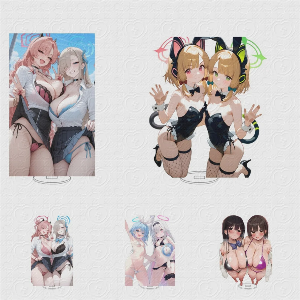 

HOT Anime Blue Archive Acrylic Stand Model Cosplay Charm Characters Ornament Accessories Goods Christmas Gifts 15CM