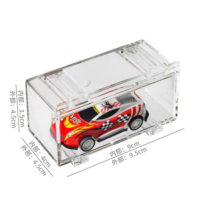 1:64 Scale Storage Box For Die-Cast Model Cars,Children's Pocket Cars,Dustproof Display Box Compatible With Hot Wheels Toy Cars.