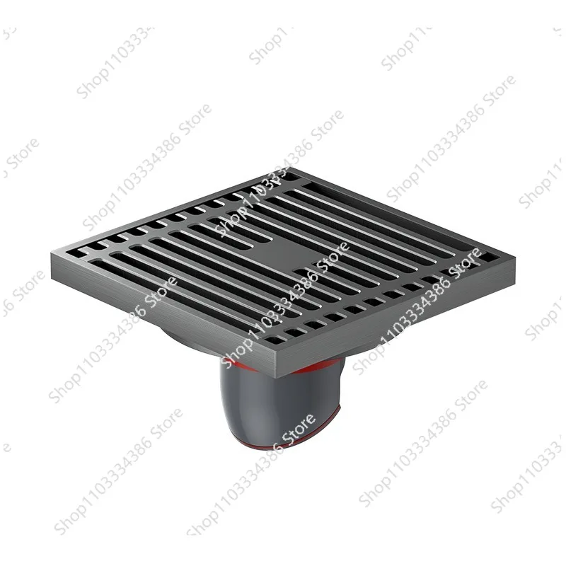 

Полностью медный слив для пола, утолщенный дезодорант для душевой комнаты из чистой меди, большой объемный канализационный дезодорант