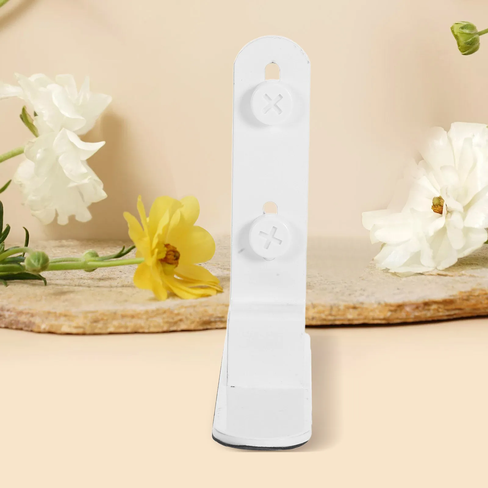 

2pcs Metal Pegboard Mounting Bracket For Desk Wall Organizer Adjustable Strong Support Fixing Holder Home Office Studio Storage