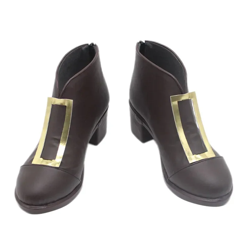 2025 11 Agott Anime sombrero de bruja Atelier Agatto accesorios de Cosplay zapatos de PU botas de Carnaval de Halloween personalizado Ma