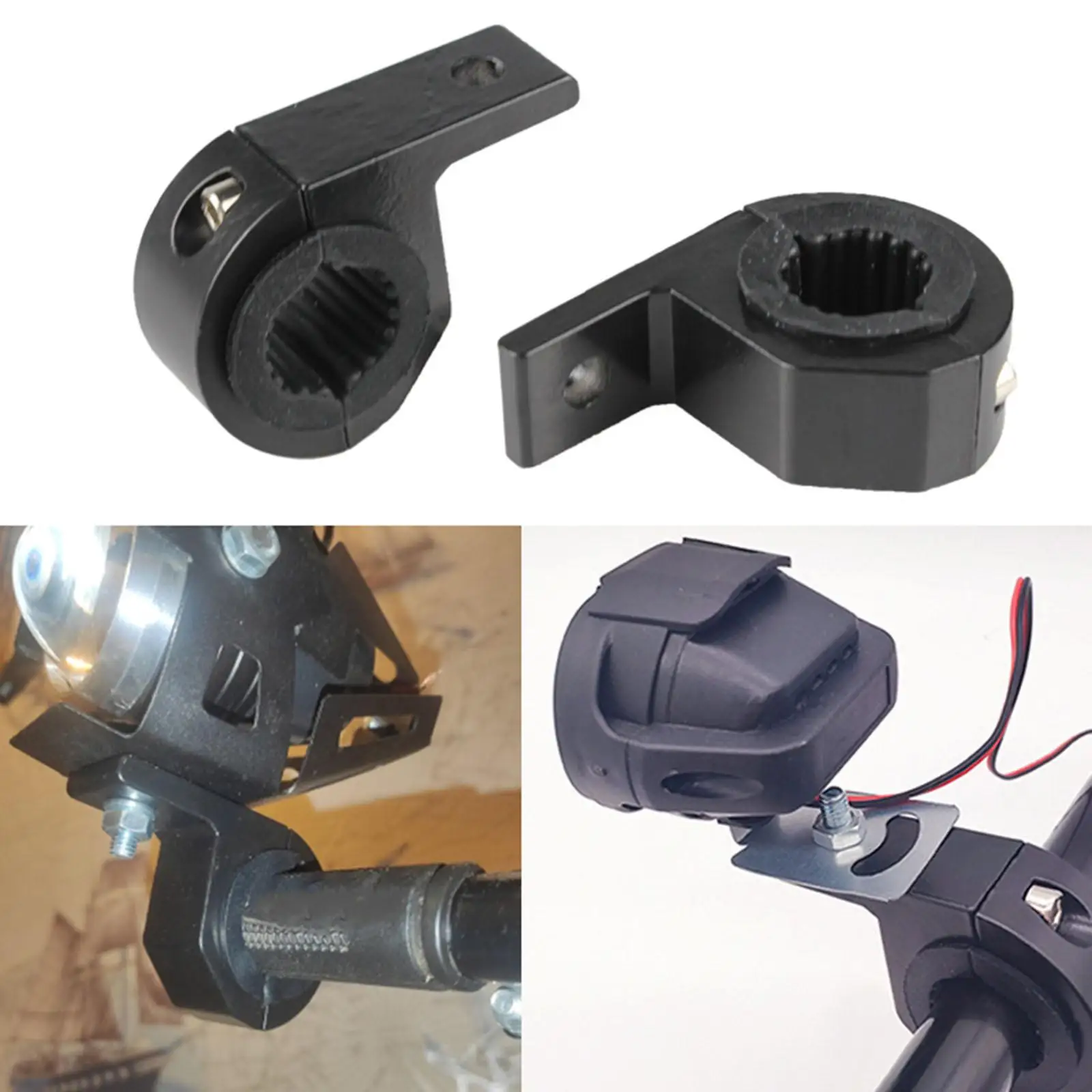 , LED Headlights Clamps Brackets, Bar Clamps Brackets, Tube Clamp Mount Kit ,for , Accessories