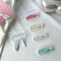 Lindo insertador de lentes de contacto herramienta de uso pinzas para lentes de contacto palo de succión Kit de viaje para el cuidado de los ojos accesorios para lentes de contacto
