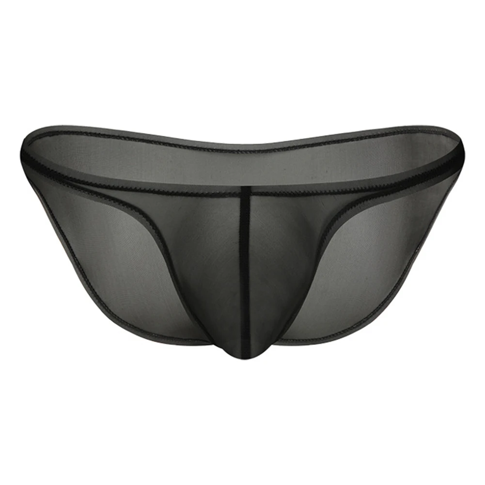 

Дышащие трусы с низкой талией, мужские модные трусы из дышащей ткани, однотонный узор для летней одежды