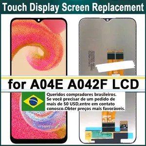 Bilashmart High quality 6.5 LCD Screen Samsung A04e LCD Display Touch Screen Panel Assembly SM A042F SM A042M Models Repair Parts
