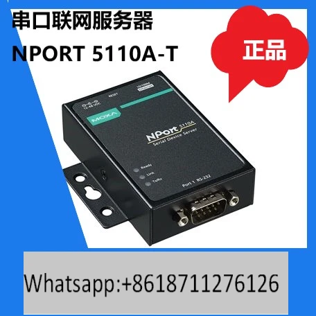 Neuer MOXA NPORT5110A-T RS-232-Server mit einem Port, auf Lager