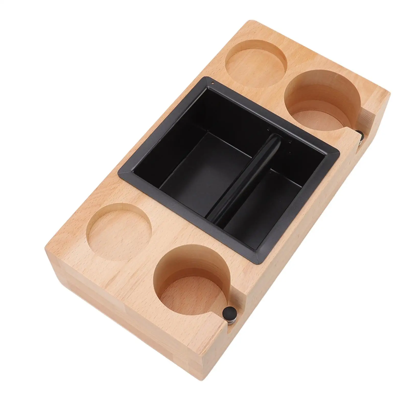 Wooden for coffee Tamper Stand & Protafilter Holder for Cafés - Perfect for coffee Shop Accessory