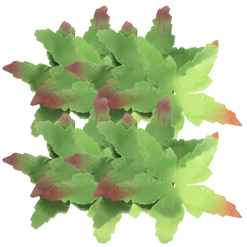 100 قطعة من الزهور الاصطناعية أوعية النسيج الأخضر سيبال DIY بها بنفسك لوازم الزهور الحرفية مقلد الكالكس لصنع الورد