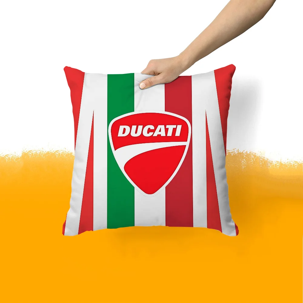 Fodera per cuscino Federa quadrata S-ducatis-PP Stampa Comodino Divano Camera Home Office Decorazione Federa protettiva