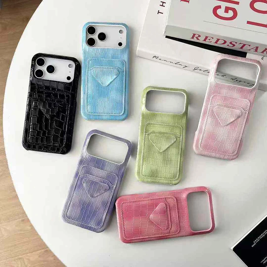 

Customizable luxury decorative phone case for iPhone 1716 15 14 13 Pro 12 11 Max Plus 16Promax phone case crocodile print cover