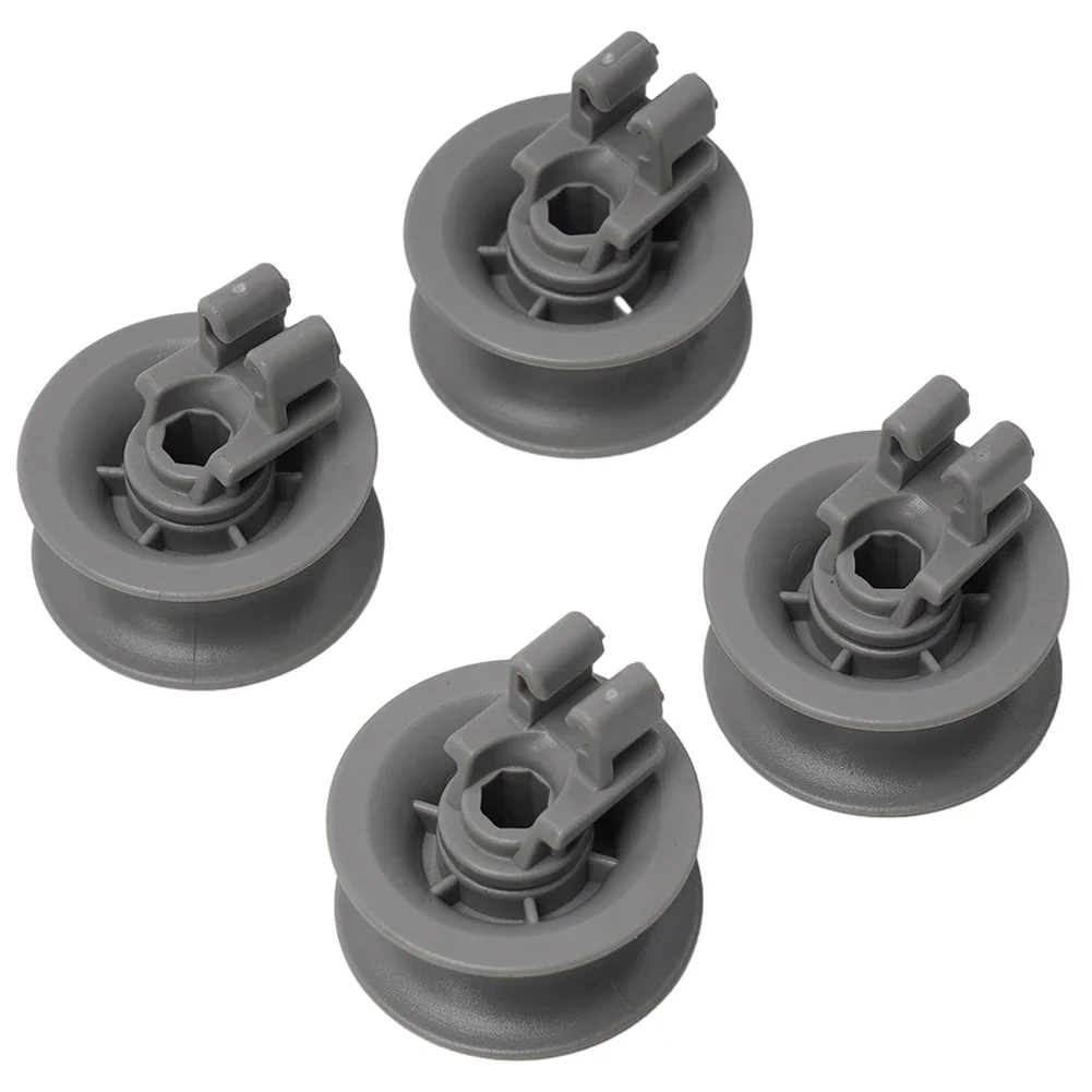 Rotolo di cestello 4 pezzi 31 mm * 14 mm per cestello superiore per lavastoviglie per Bosch per Siemens 611666   Accessori per lavastoviglie con parte superiore e inferiore