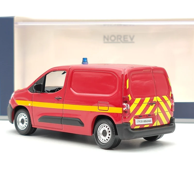 Norev-citroen berlingo pompiersダイキャストカー,モデルカー,限定コレクション,1:43, 2018