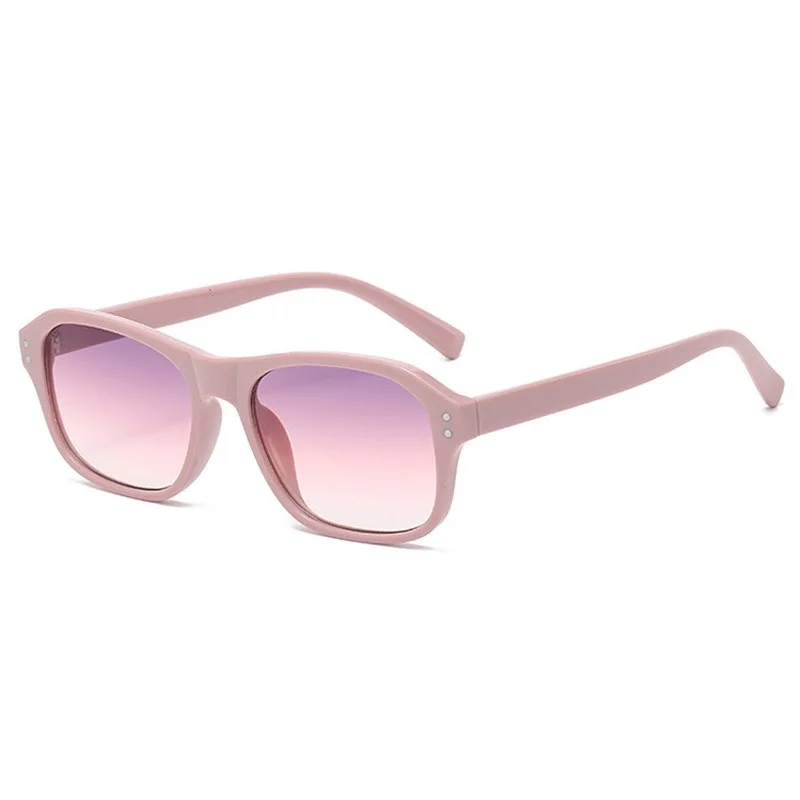 Damen-Sonnenbrille Rechteckige Vintage-Brille Leopardenmuster Markendesigner-Brillen für Frauen