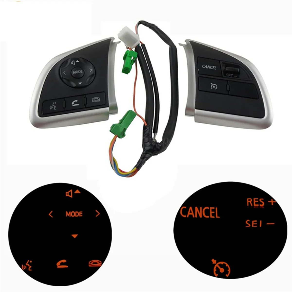 Car Steering Wheel Navigation Switch for Mitsubishi L200 Media Player Control Switch 8616A076 8602A134 8602A088 8616A037