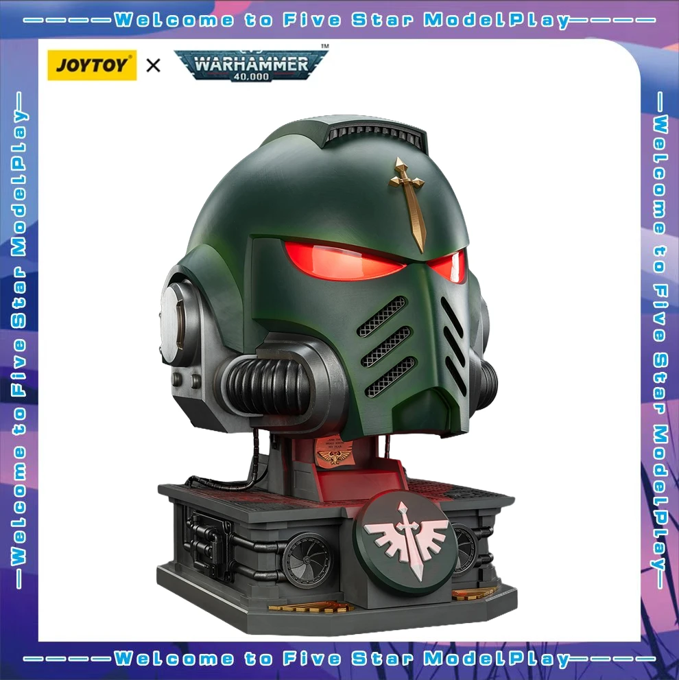 

【FS】JOYTOY Warhammer 40K Scale 1/1 Action Figures Dark Angels MkX Helmet & Display Stand Models Toys Gifts