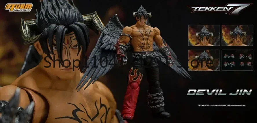 Original diable Jin roi du léopard Tekken 7 cadeau d'anniversaire jouet figurine modèle à collectionner
