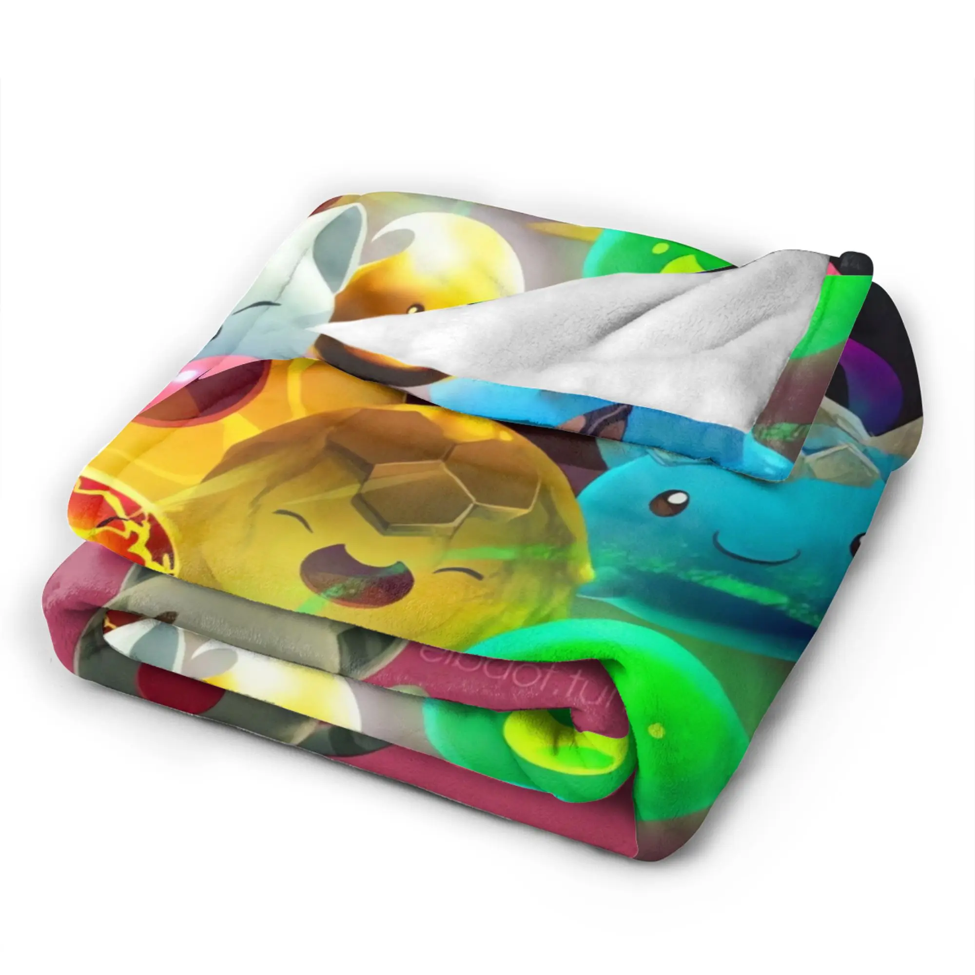 Soft Blanket Kids Adult Decorative Red Gradient Slime Rancher Bedding Throws  Flannel Bedspread For Couch Chair Sofa Bed Cover