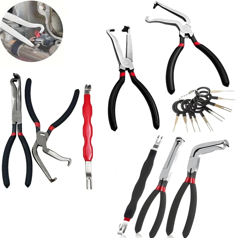 

Pair Electrical Connector Disconnect Plier Separator Fuel Line Remove Tool Spark Plug Disassembly Electrical Alicate De Punta