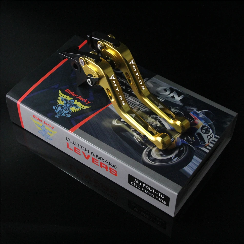 

For YAMAHA MT-03 2018 2019 2020 2021 (MT03 MT 03) 2 Finger Adjustable Short Motorcycle Brake Clutch Levers