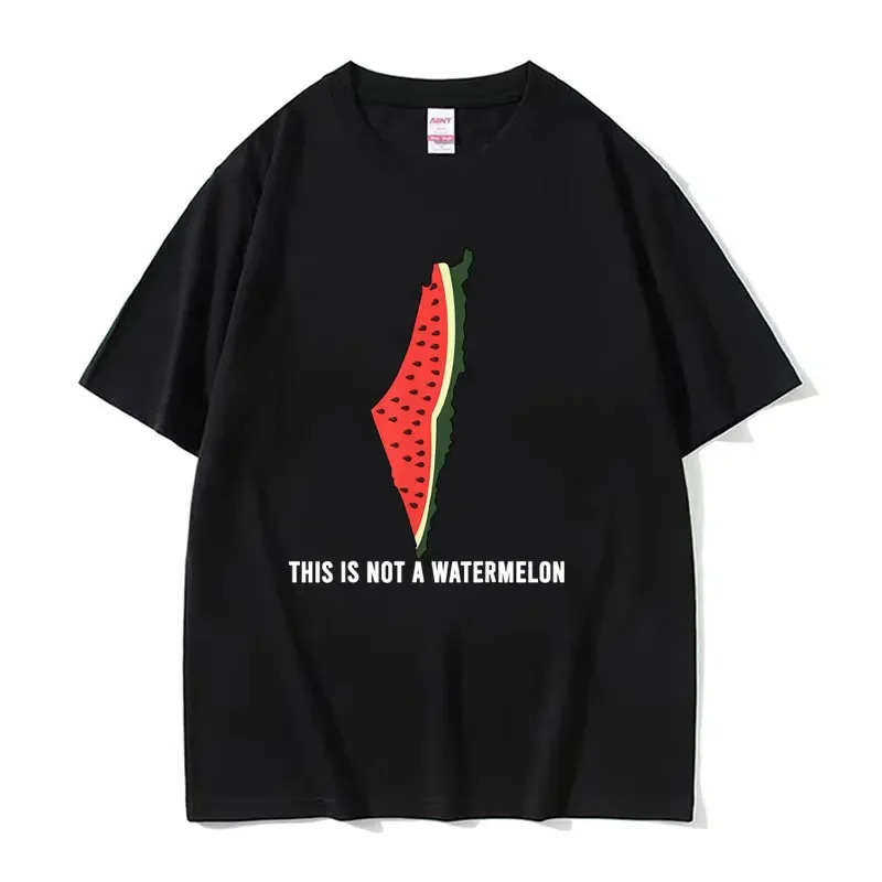 Funny This Is Not A Watermelon Meme Graphic T Shirt for Men Women's Retro Short Sleeve T Shirts High Quality 100% Cotton T-shirt