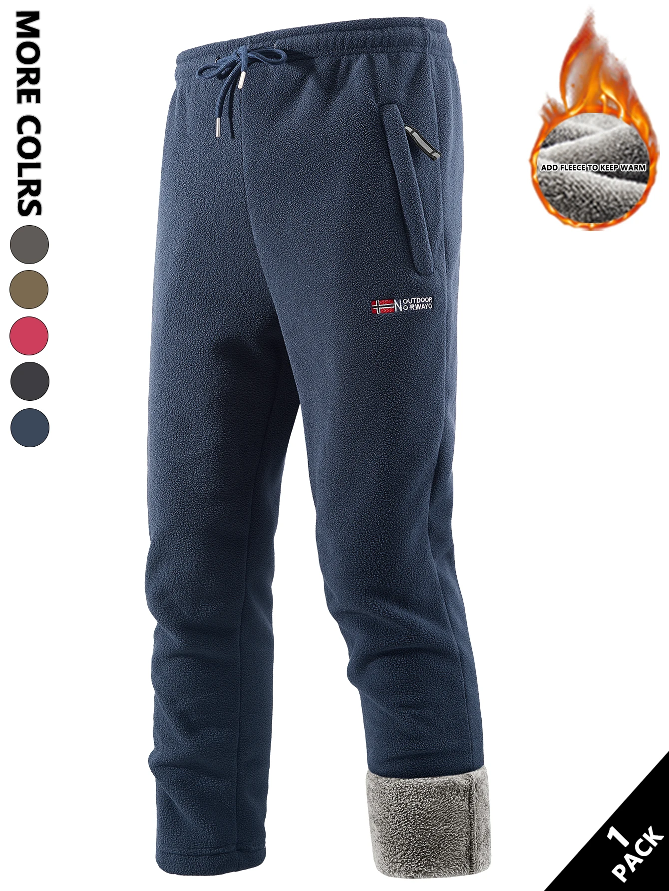 

Men's Plush Trousers, Warm and Comfortable, Suitable for Family Leisure, Outdoor Walking, Warm-up Exercises, and Outdoor Hiking.