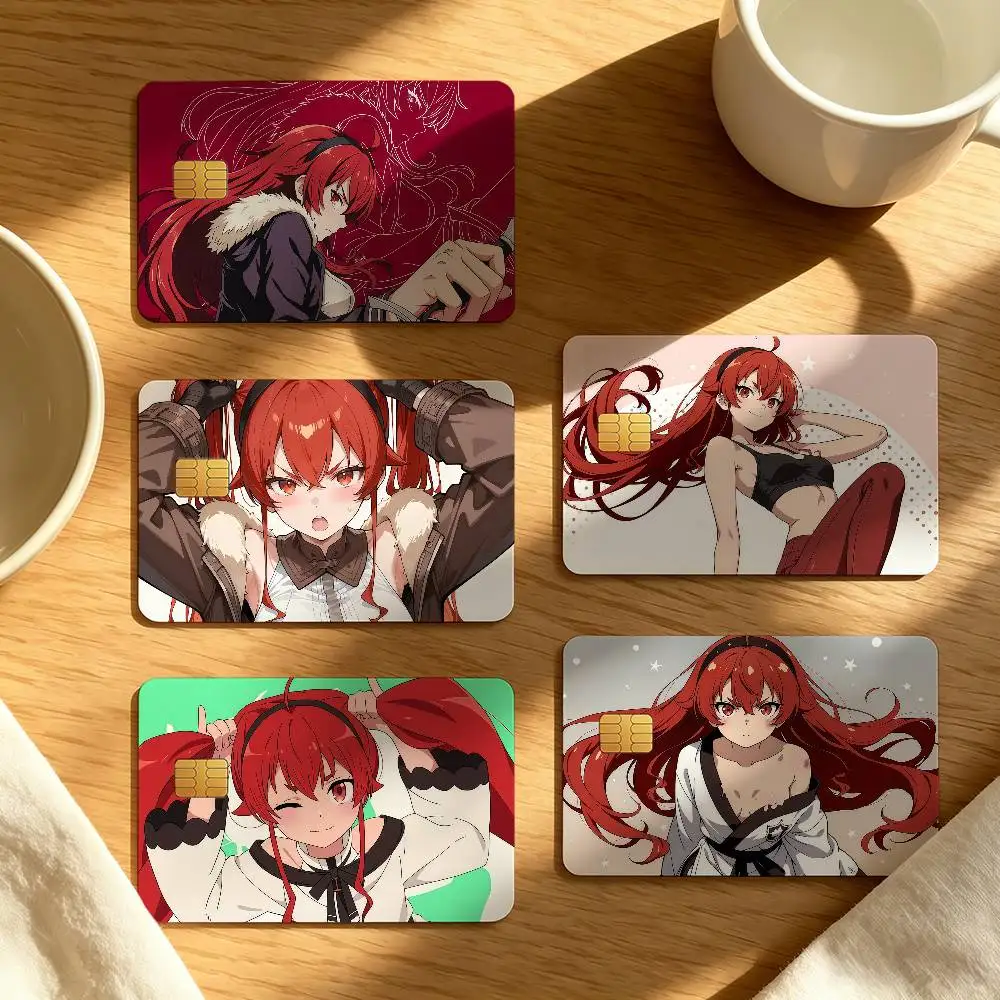 E-Eris Boreas Greyrat Anime Decorative protective stickers for bank debit cards bus and metro credit cards stickers