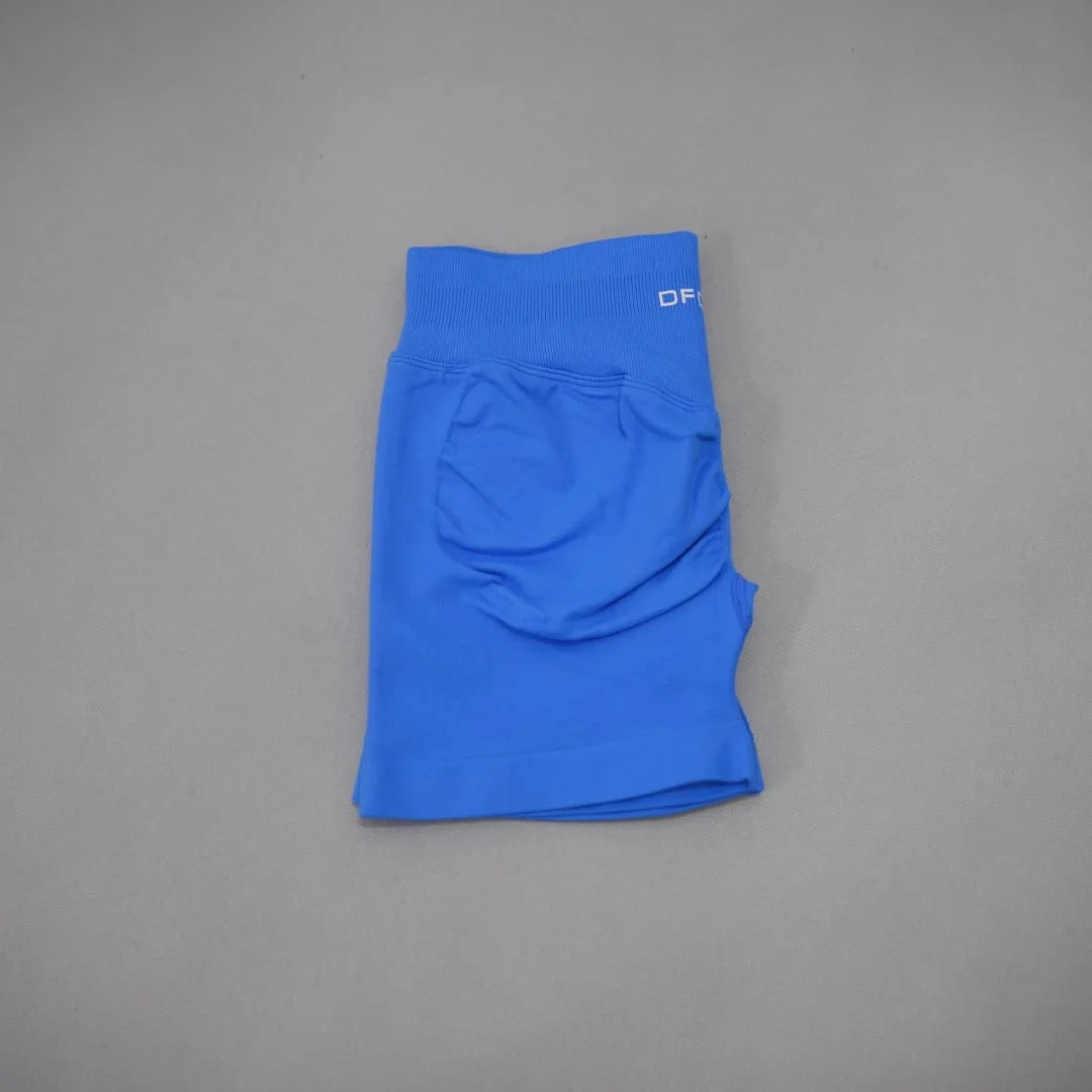 DF-logo 2026 Dames High Waist Scrunch Butt Yoga Shorts Push Up Hip Lifting Squat Proof Gym Workout Running Sports Short Pants |