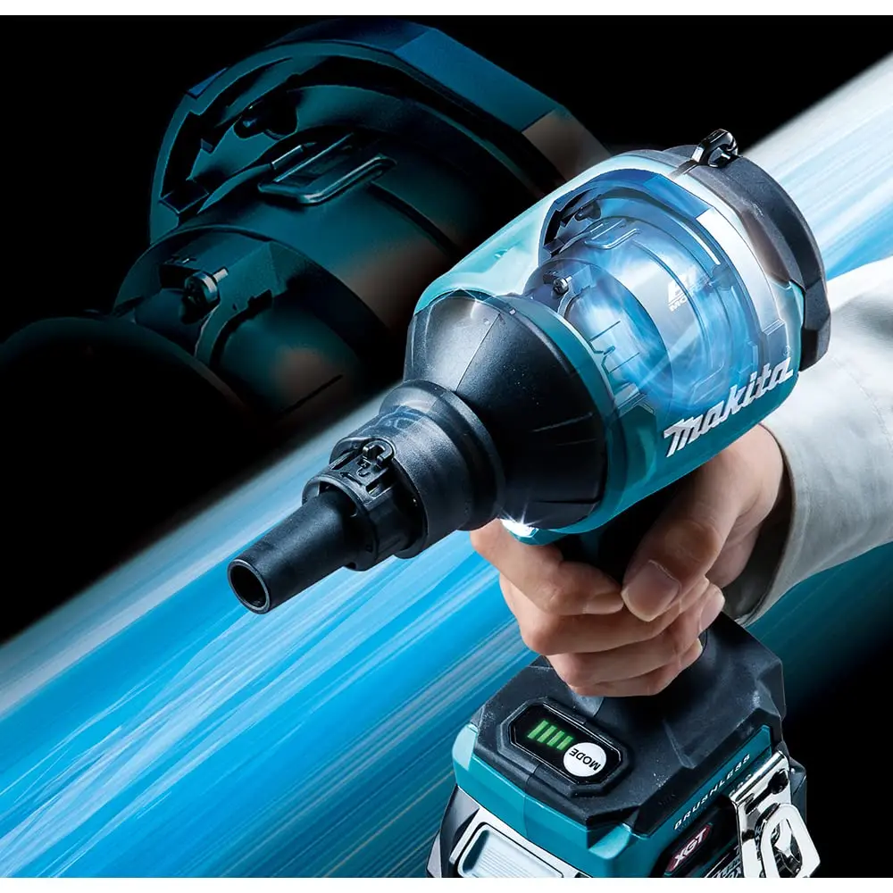 Makita AS001G 18V MAX Brushless Rechargeable Original Dust Blower Narrow Space Cleaning Air Blowing Inflator With Nozzles
