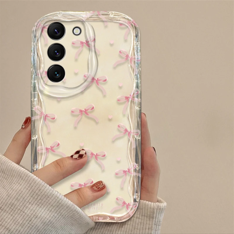 Bowknot Case for Samsung Galaxy A36 5G A35 A34 A33 A32 4G A30 A25 A24 A23 A22 A20 A16 A15 A14 A13 A12 A06 A05S A50 M55 M54 Cover - náhled 5